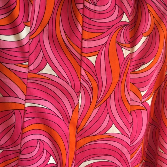 London Times Dress Vintage Retro Print 60s 70s… - Picture 3 of 5